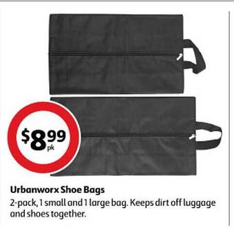 Coles Urbanworx shoe bags offer