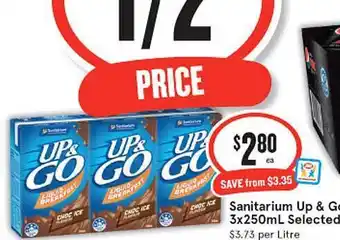 IGA Sanitarium up & go offer
