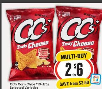 IGA Cc's corn chips offer