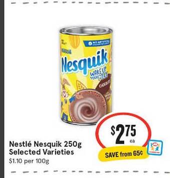 IGA Nestlé nesquik offer