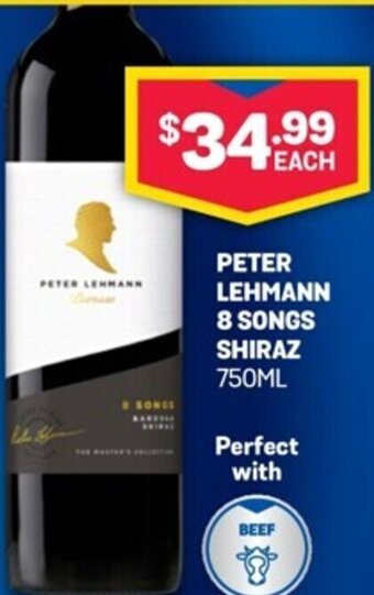 Peter Lehmann 8 Songs Shiraz 750ml