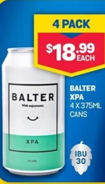 Balter Xpa 4x 375ml