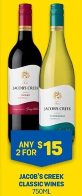 Jacob's Creek Classic Wines 750ml