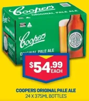 Coopers Original Pale Ale 24 x 375ml
