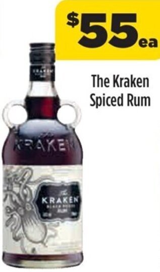 Liquorland The Kraken Spiced Rum offer