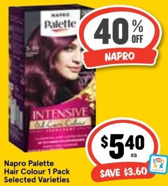 Napro Palette Hair Colour 1 Pack