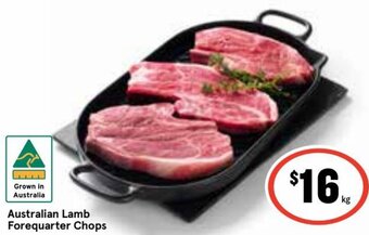 Ritchies Australian Lamb Forequarter Chops offer