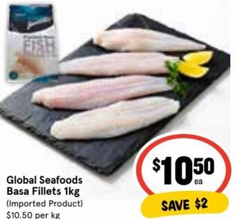 Global Seafoods Basa Fillets 1kg