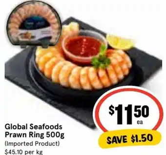Ritchies Global Seafoods Prawn Ring 500 g offer