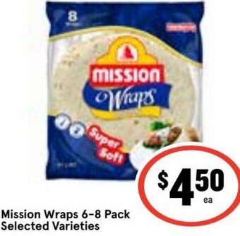 Ritchies Mission Wraps 6-8 Pack offer