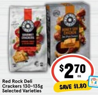 Red Rock Deli Crackers 130-135 g