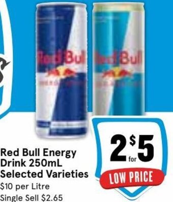 Ritchies Red Bull Energy Drink 250ml offer