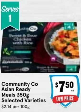 Ritchies Community Co Asian Ready Meals 350 g offer