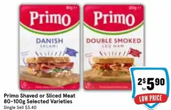 Ritchies Primo Shaved or Sliced Meat 80-100 g offer