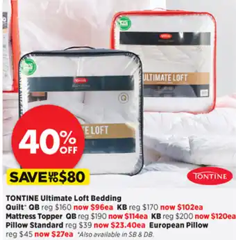 Spotlight Tontine Ultimate Loft Bedding Quilt QB offer