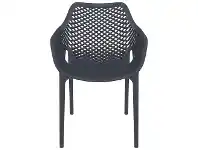 LivingStyles Siesta Air Commecial Grade Indoor / Outdoor Dining Armchair, Anthracite offer