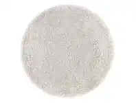Flokati Super Soft Ultra Thick Shaggy Round Rug, 200cm, Grey