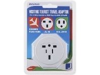 Officeworks Jackson Visiting Tourist Travel Adaptor UK and USA offer