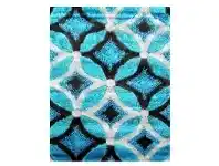 LivingStyles Alodia Luxury Shaggy Rug, 200x290cm, Turquoise offer