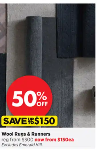 Spotlight Wool Rugs & Runners offer
