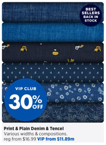 Spotlight Print & Plain Denim & Tencel offer