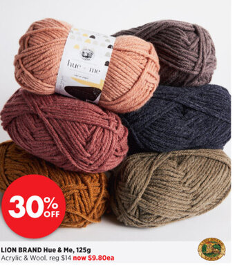 Spotlight Lion Brand Hue & Me 125g offer