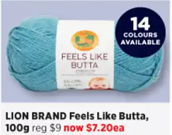 Spotlight Lion Brand Feels Like Butta 100g offer