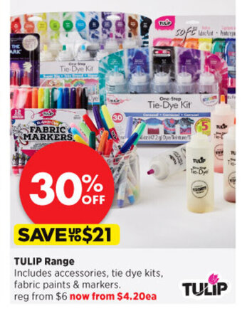Spotlight Tulip Range offer