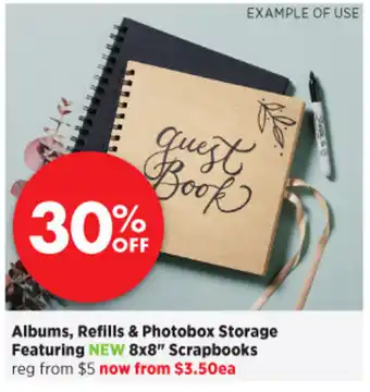 Spotlight Albums, Refills & Photobox Storage Featuring New 8x8" Scrapbooks offer