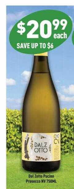 Liquor Legends Dal zotto pucino prosecco nv offer