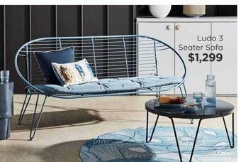 Early Settler Ludo 3 seater sofa offer