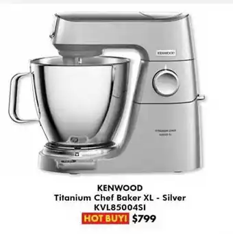 The Good Guys Kenwood titanium chef baker xl - silver kvl85004si offer