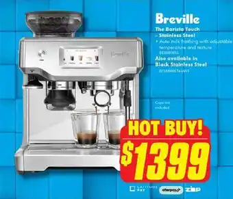 The Good Guys Breville the barista touch - stainless steel offer