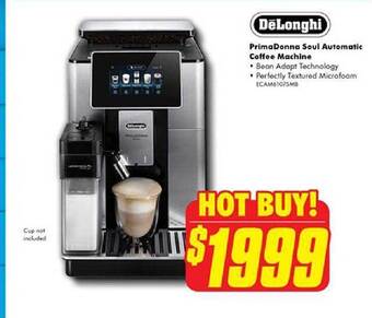 The Good Guys Dëlonghi primadonna soul automatic coffee machine offer