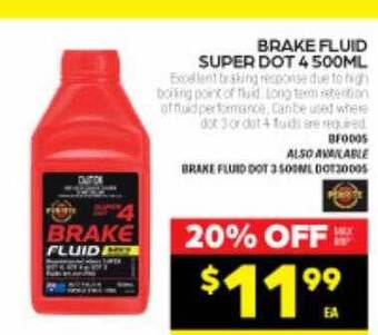 Autopro Brake fluid super dot 4 offer