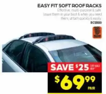 Autopro Easy fit soft roof racks offer