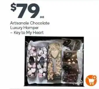Woolworths Artisanale chocolate luxury hamper - key to my heart offer