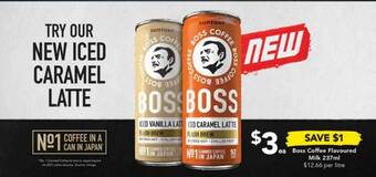 Drakes Boss coffee flavoured milk offer