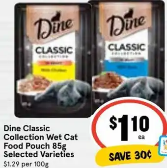 Ritchies Dine Classic Collection Wet Cat Food Pouch 85g offer