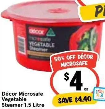 Décor Microsafe Vegetable Steamer 1.5 Litre