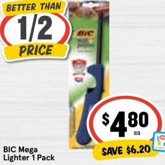 Ritchies BIC Mega Lighter 1 Pack offer
