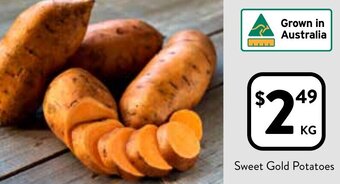 Foodworks Sweet Gold Potatoes offer