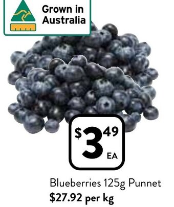 Foodworks Blueberries 125g Punnet offer