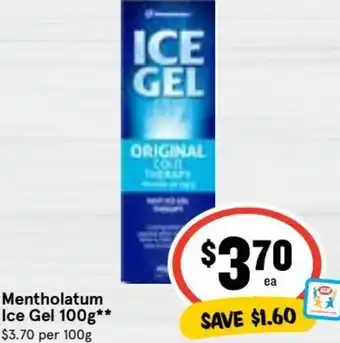 Mentholatum Ice Gel 100 g