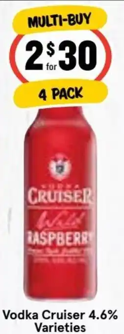 Ritchies Vodka Cruiser 4.6% offer
