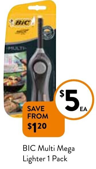 Foodworks BIC Multi Mega Lighter 1 Pack offer
