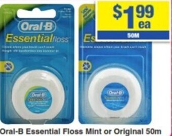 My Chemist Oral-B essential Floss Mint or Original 50m offer
