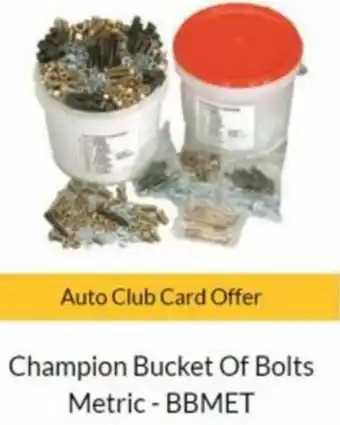 Champion Bucket Of Bolts Metric - BBMET