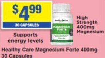 My Chemist Healthy Care Magnesium Forte 400mg 30 Capsules offer