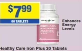 My Chemist Healthy Care Iron Plus 30 Tablets offer
